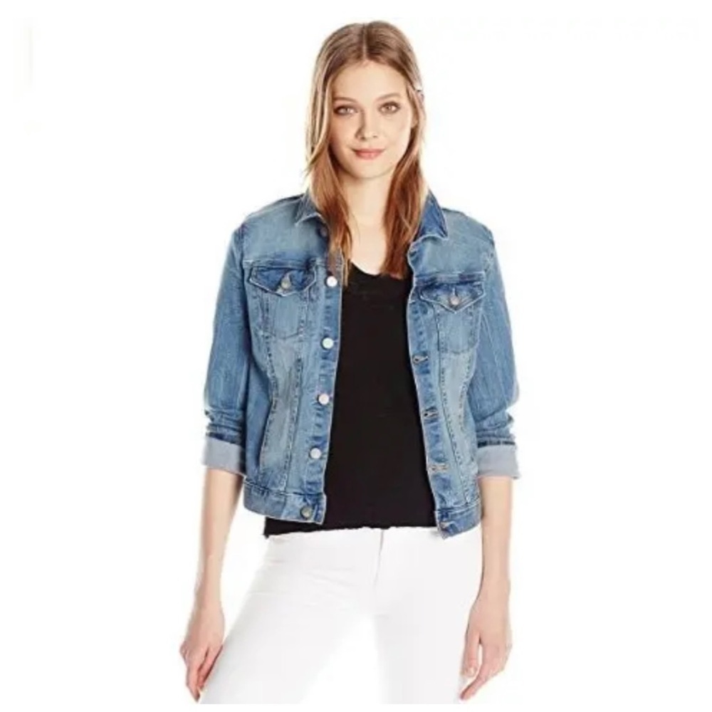 99% Cotton Indigo Denim Jacket Size M BP Nordstrom